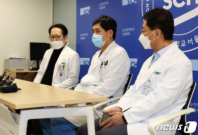 [사진] 순천향대병원 '배현진 의원, 의식 뚜렷'