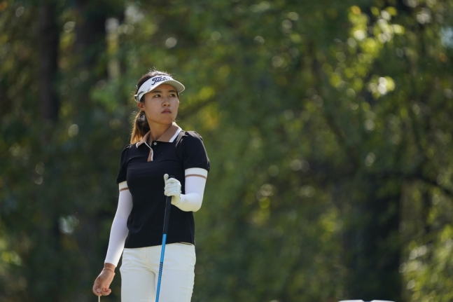 LPGA 투어 드라이브 온 챔피언십 1라운드 공동 4위를 기록한 ‘루키’ 강민지. /사진= 크라우닝