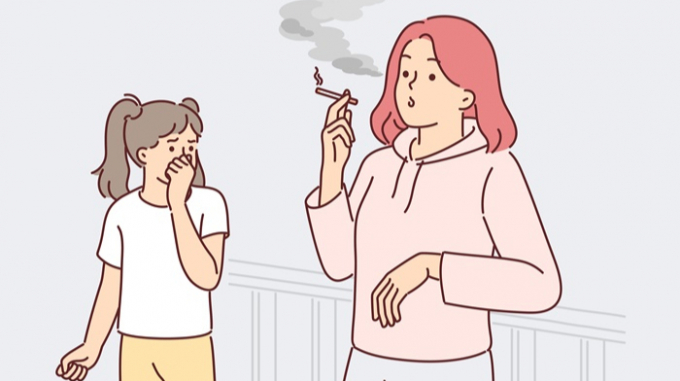 20대 남성이 담배를 피고 있는 초등학생과 중학생들을 향해 소화기 분말을 뿌려 경찰이 조사에 나섰다. 사진은 기사 본문과는 무관한 삽화. /삽화=이미지투데이