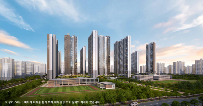 브레인시티 대광로제비앙 그랜드센텀' 투시도. / 자료제공=(주)대광건영 