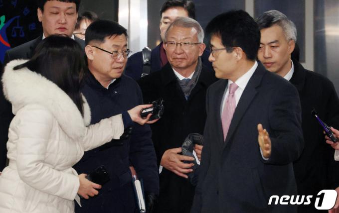 [사진] '1심서 무죄 받은 양승태 전 대법원장'