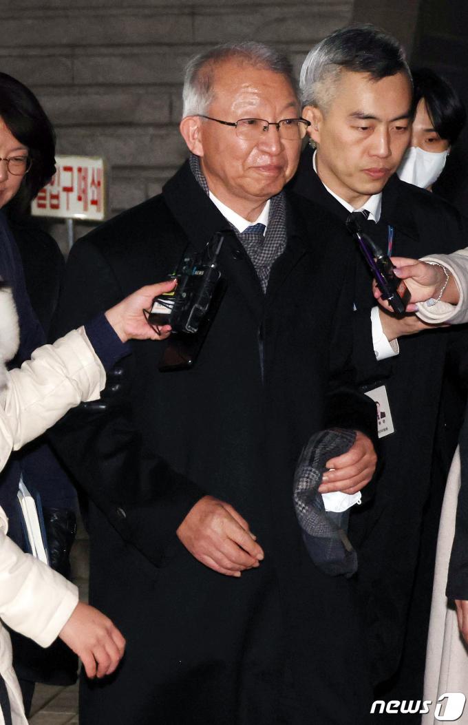 [사진] 무죄 선고받은 양승태 전 대법원장