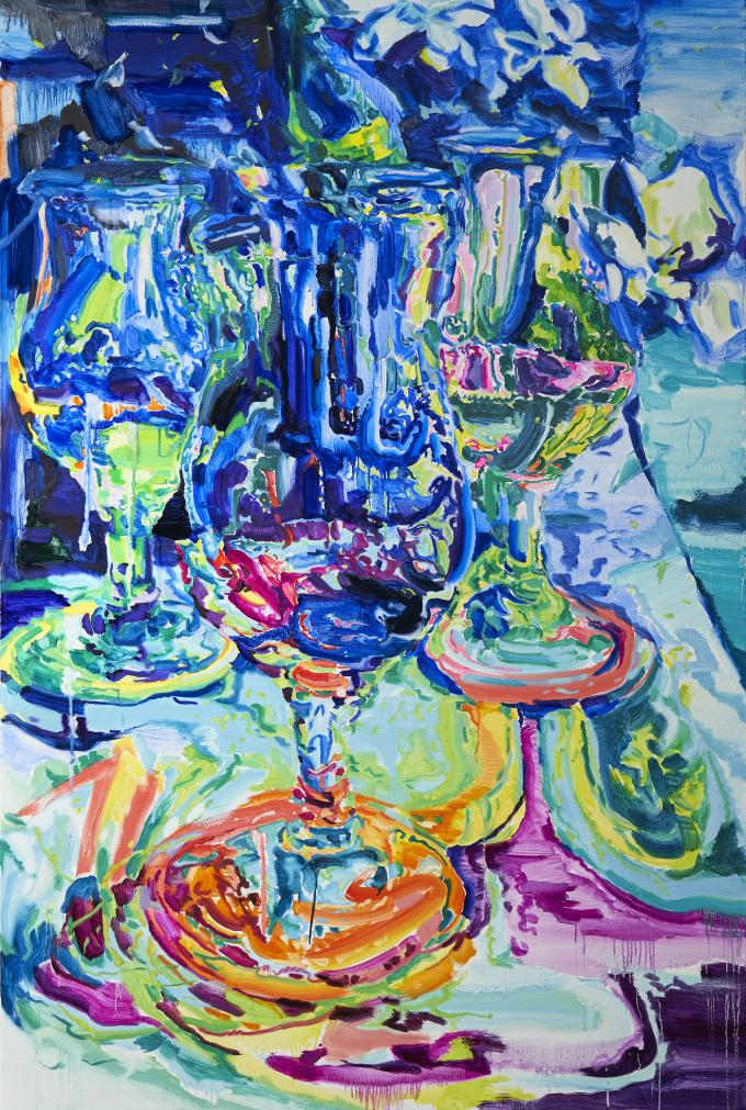 오지은,봄날이 간다, 193.9x130.3cm, oil on canvas, 2023