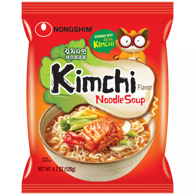 미국에서 판매중인 농심 김치라면 봉지면. /사진=농심제공(뉴시스)