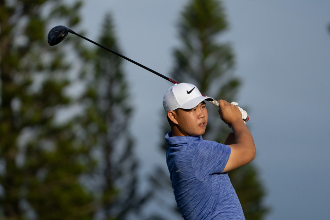 김주형이 남자골프 세계랭킹 13위에 이름을 올렸다. 사진은 김주형의 PGA 투어 더 센트리 경기 모습. /사진= 로이터