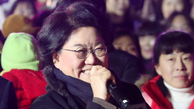 이혜훈 전 국민의힘 의원이 당 잔류를 결정한 유승민 전 의원과 관련해 'TK 아들'에 대한 애정이 무한해서 수도권 출마는 하지 않을 것이라고 주장했다. 사진은 지난해 12월 서울 영등포구 여의도순복음교회에서 열린 성탄전야행서에서 이 전 의원이 인삿말을 건네는 모습. /사진=뉴스1