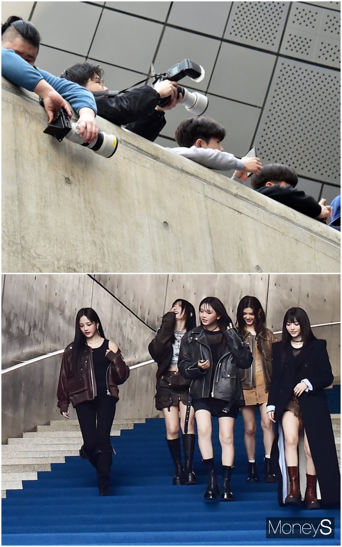 ▲ 그룹 뉴진스 등장에 서울패션위크 현장은 들썩들썩!