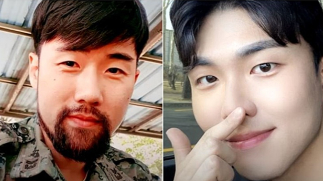 지난달 31일 오후 7시47분쯤 경북 문경시 신기동의 한 육가공업체 공장에서 발생한 화재로 박수훈 소방장과 김수광 소방교가 순직했다. 사진은 고 박수훈 소방사(왼쪽)와 고 김수광 소방교의 생전 모습.  /사진=유튜브 JTBC News 캡처