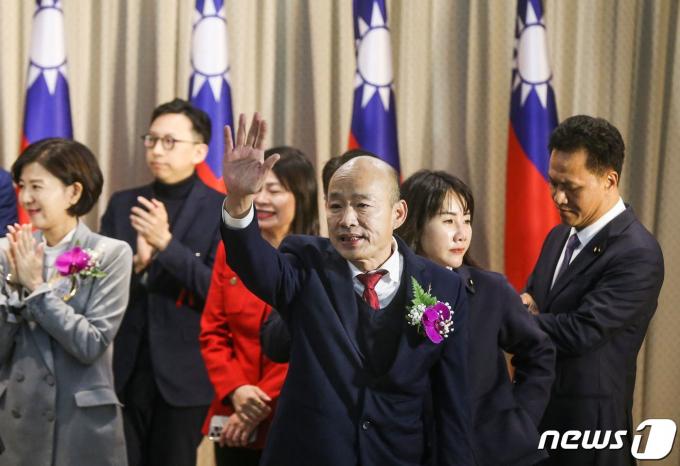 한궈위 새 대만 입법원장 ⓒ AFP=뉴스1