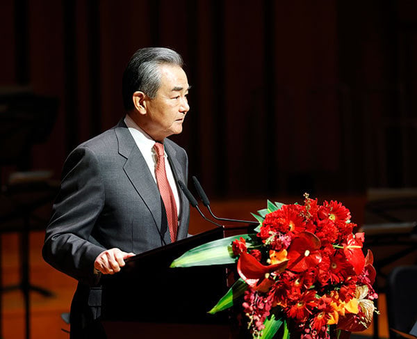 왕이 중국 외교부장.(중국 외교부 홈페이지)