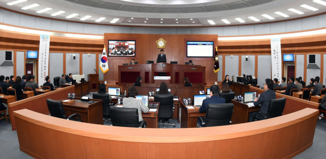 오산시의회 ‘제282회 임시회 제2차 본회의’ 모습. / 사진제공=오산시의회