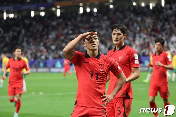 [사진] 황희찬 '극적인 동점골'