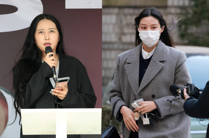 정유라씨(사진 왼쪽·사진=뉴스1)와 조민씨의 상반된 행보가 네티즌의 주목을 받고 있다. /사진=임한별 기자