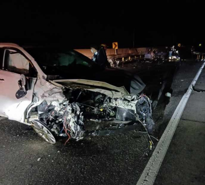 영주시 안정면 교통 사고 현장. /사진=뉴시스DB(영주소방서 제공)