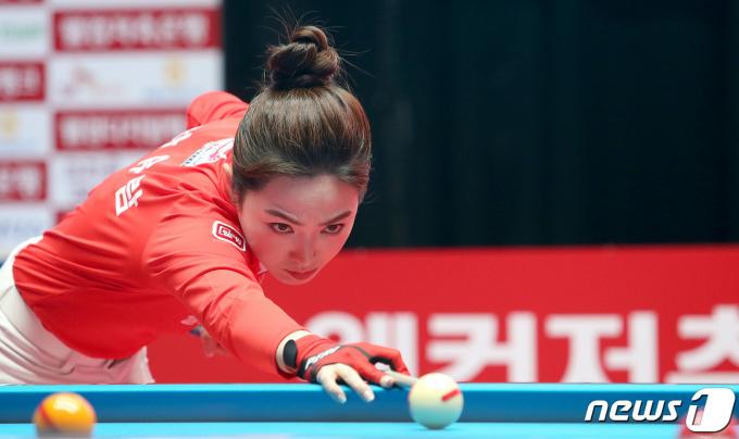 여자 프로당구 무대로 돌아온 차유람. (PBA 투어 제공) 2022.1.19/뉴스1