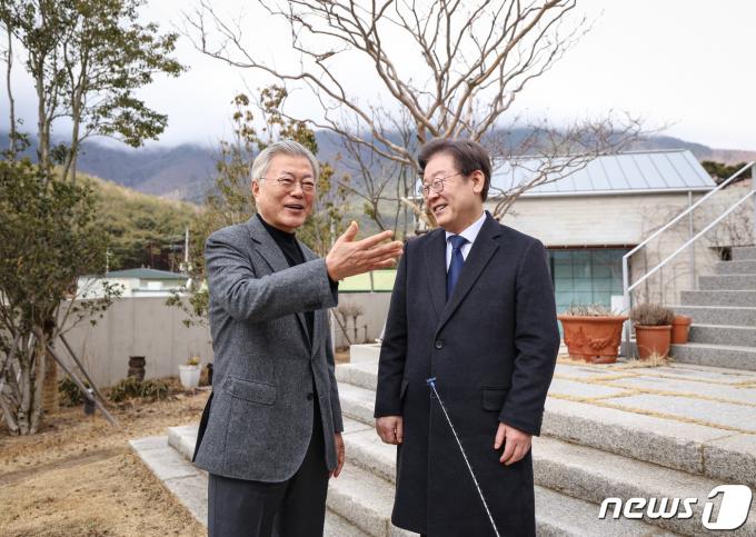 [사진] 이재명 대표, 문재인 전 대통령 예방
