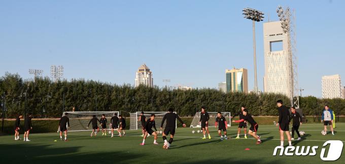 [사진] 요르단전 앞둔 축구대표팀