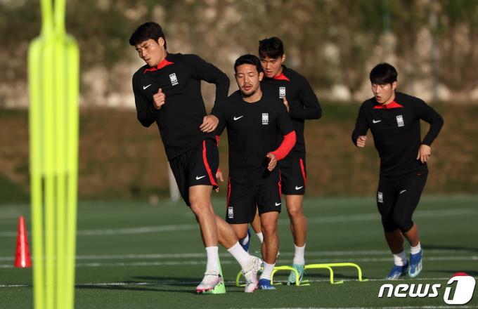 [사진] 훈련하는 박진섭