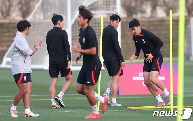 [사진] 훈련 집중하는 손흥민