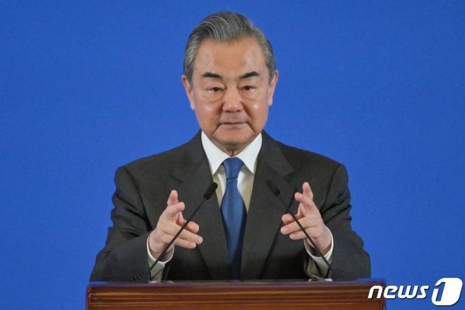 왕이 중국 외교부장ⓒ AFP=뉴스1