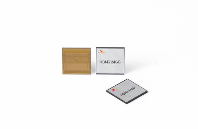 SK하이닉스의 HBM3 24GB. / 사진=SK하이닉스