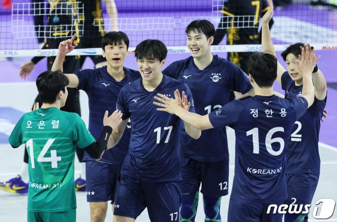 대한항공 선수들. /뉴스1 DB ⓒ News1 이재명 기자