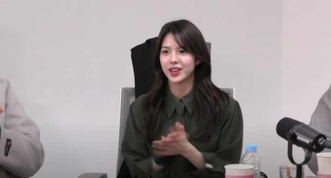 '나는 솔로' 18기 옥순이 소방관 연봉 비하 논란에 대해 사과했다. /사진=유튜브 채널 촌장엔터테인먼트TV 캡처