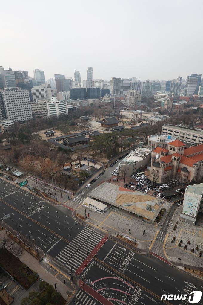 [사진] 차량 사라진 도심