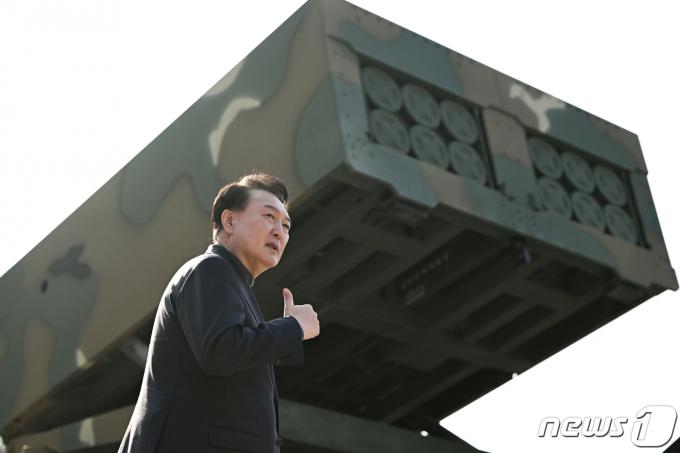 [사진] 설 명절 맞아 해병대 찾은 윤 대통령