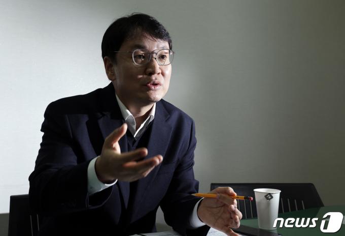 하동진 서울경찰청 아동청소년 계장이 30일 오전 서울 종로구 내자동 서울경찰청에서 뉴스1과 인터뷰를 하고 있다. 2024.1.30/뉴스1 ⓒ News1 박정호 기자