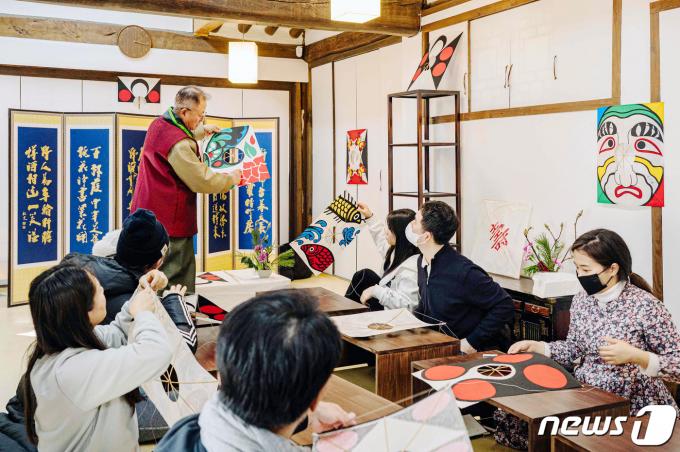 [사진] '직접 만든 방패연'