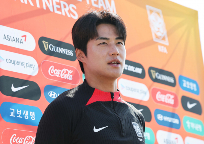 AFC가 울산 현대 설영우를 ACL 16강전의 주목할 스타 가운데 한명으로 뽑았다. 사진은 지난 카타르 아시안컵에 나섰던 설영우. /사진=뉴시스