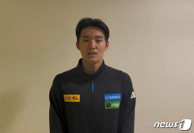 김우민(올댓스포츠 제공 영상 캡처)