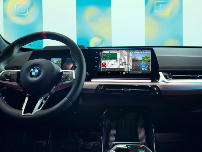 BMW 차량에 티맵 기반 '한국형 내비게이션'이 탑재된 모습/사진제공=BMW 그룹 코리아