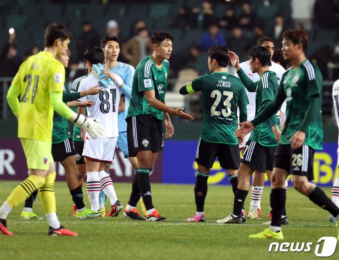 [사진] 포항 상대로 ACL 16강 1차전 승리 거둔 전북