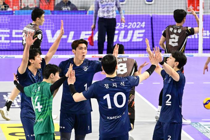 남자 프로배구 대한항공(한국배구연맹 제공)