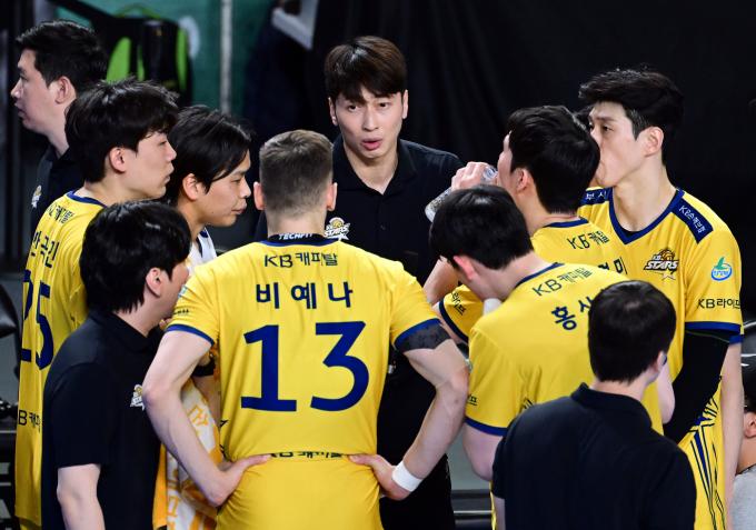 김학민 KB손해보험 감독대행. (KOVO 제공)