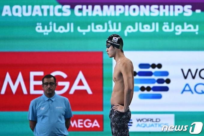 [사진] 황선우 '자유형 100m 5위'