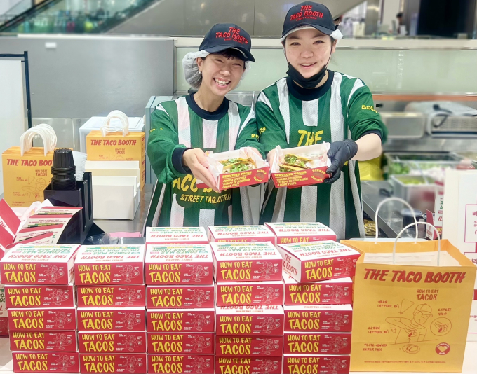 신세계 센텀시티에서 진행되는 멕시칸 전통음식 ‘타코’ 전문브랜드 ‘더 타코 부스’ 팝업스토어/사진=신세계센텀시티