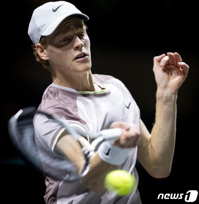 얀니크 신네르가 ATP 투어 통산 200승을 달성했다. ⓒ AFP=뉴스1