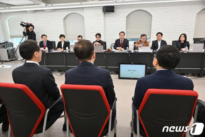 [사진] 국힘 공관위, 부산지역 공천 면접 심사
