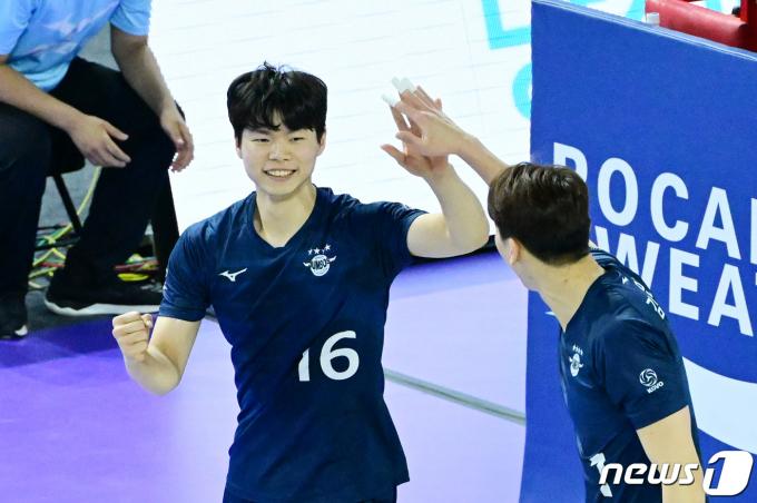 대한항공 아웃사이드 히터 정한용. (한국배구연맹 제공)