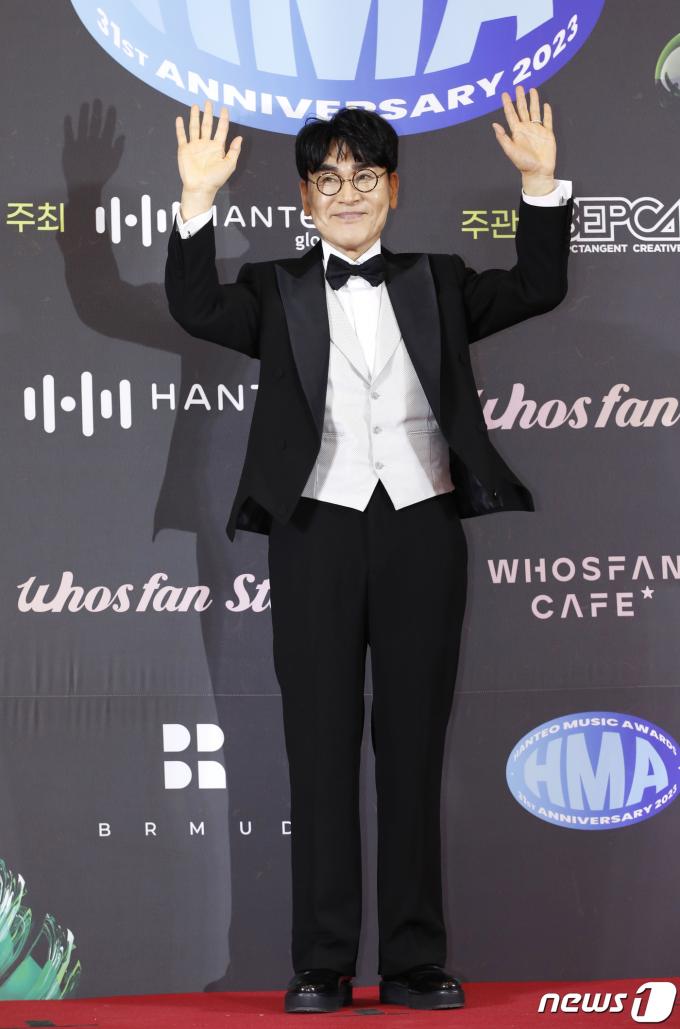 [사진] 조항조, 한터뮤직어워즈 참석한 레전드 가수