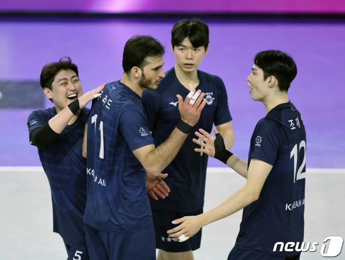 대한항공 선수들. /뉴스1 DB ⓒ News1 박정호 기자