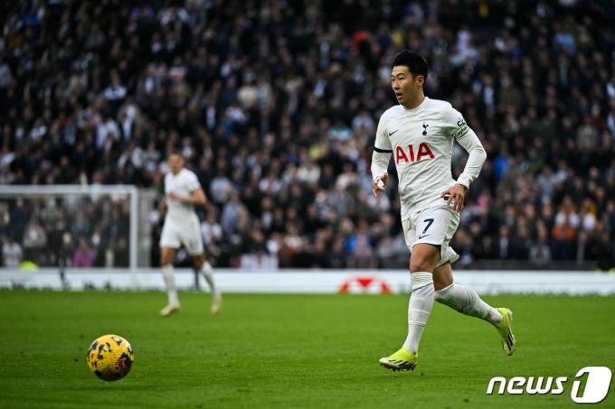 토트넘 홋스퍼의 손흥민 ⓒ AFP=뉴스1
