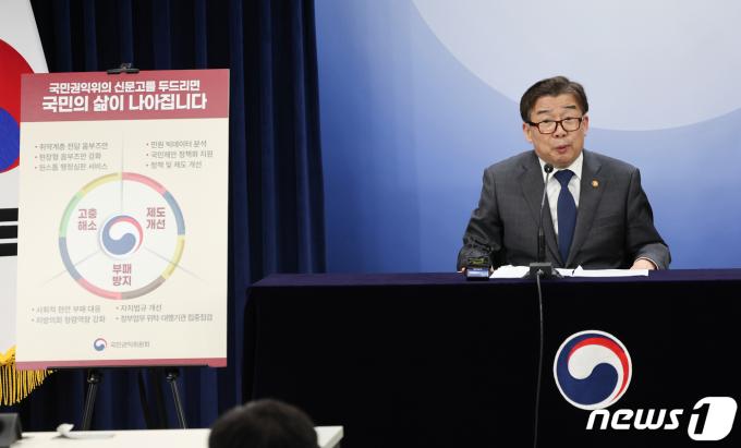 [사진] '신문고를 두드리면 국민의 삶이 나아집니다'