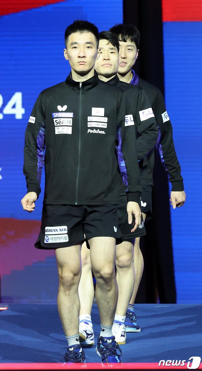 [사진] 탁구 이상수·장우진·임종훈, 칠레전 출격