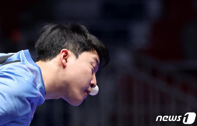 [사진] 임종훈 '고도의 집중'