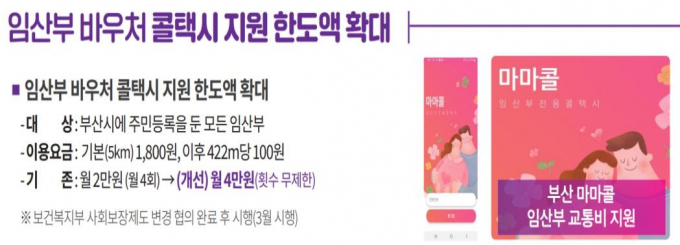 부산시 마마콜 지원 안내/사진=부산시