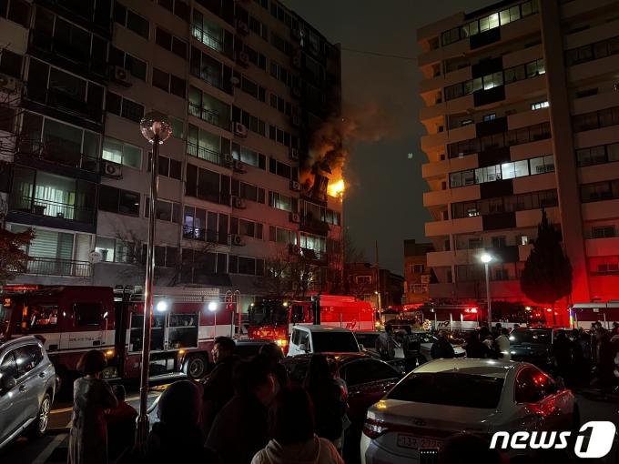 [사진] 양천구 아파트 화재 발생